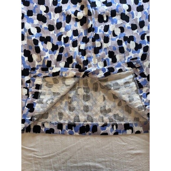 Grace Elements Women’s Blue & White Floral Print Skirt, Zip Closure, Size 10 - Picture 4 of 5